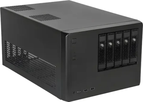 Silverstone SST-CS351B čierna / NAS skriňa / µATX / 5x 3,5 "/2,5" disk / SAS-12G a SATA-6G (SST-CS351B)