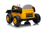 Mamido Mamido Detský elektrický nakladač CAR-26A žltý | 4x4 | RC 2.4Ghz | EKO koža | 12V10Ah