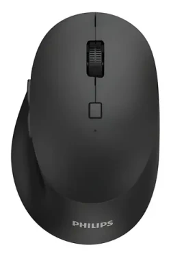 Philips SPK7607B čierna / Bezdrôtová myš / ergonomická / optická / 3200 DPI / 7 tlačidiel / USB + Bluetooth (SPK7607B/00)