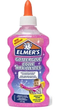 Elmer's Trblietavé lepidlo 177 ml ružové / Lepidlo / trblietavé / na výrobu slizu (0102/2077249)