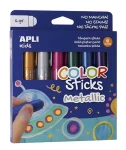 APLI Temperové tyčinky Kids metalické / 6 ks / 190x150x20 mm (14405)