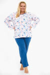 DÁMSKE PYŽAMO DR 392/451 AMELIA BIG růžová 4XL