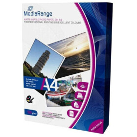 MediaRange A4 matný fotopapier 100 listov 120g/laser (MRINK106)