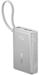Baseus PicoGo 10000mAh 45W titánová / Powerbanka / Digitálny displej / Vstavaný kábel USB-C