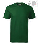 Base tričko unisex fľaša zelená 06 (etiketa značky) 4XL