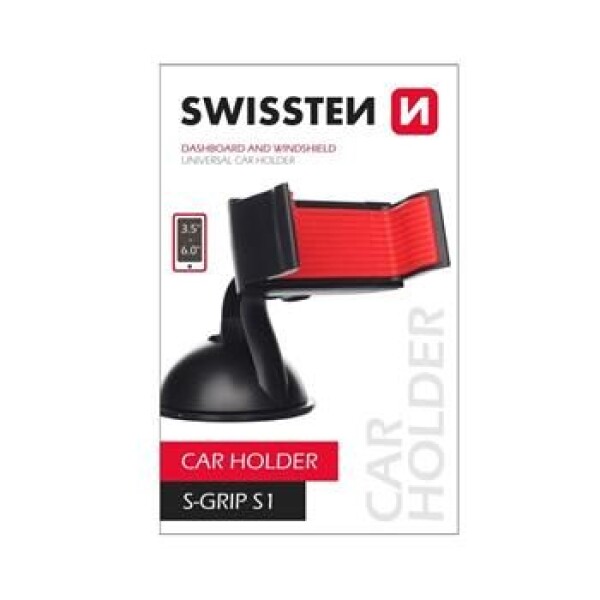 SWISSTEN S-GRIP S1 čierna / Držiak do auta pre 3.5 - 6.0 (65009900)