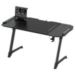ULTRADESK Space XXL V2 čierna / herný stôl / 154 x 61 x 78 cm / RGB (UDESK-SP-XL)