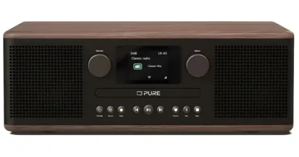 Pure Classic C-D6 čierna / CD prehrávač / DAB+ / FM / Bluetooth 5.3 / 2x15 W (252985)