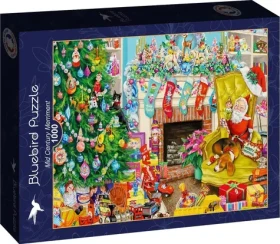 BlueBird Puzzle Veselé Vianoce z 50. rokov