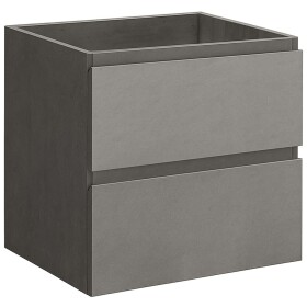 CERANO - Kúpeľňová skrinka pod umývadlo Carole - betónovo šedá - 54x48x45 CER-679468