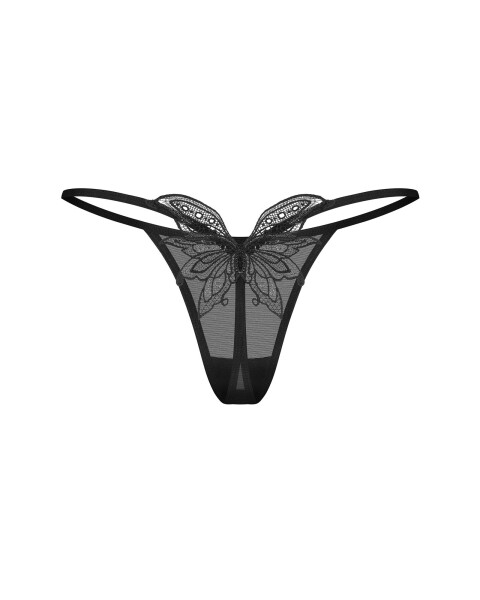 Dámske tangá Veyane Thong Black - Obsessive L/XL