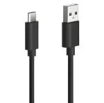 HAMA Kábel USB-A - USB-C čierna / Nabíjací kábel / 60 W / 1,2 m