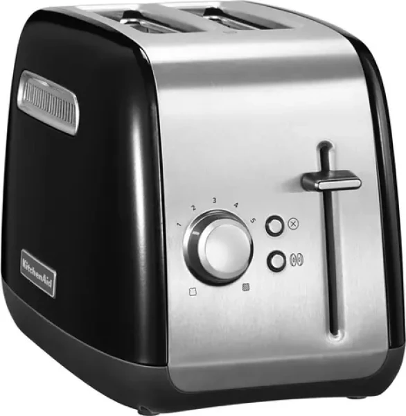 KitchenAid Hriankovač Classic 5KMT2115EOB čierna / 2 priehradky / 1100 W (5KMT2115EOB)