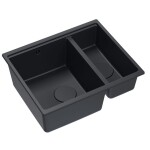 Quadron Quadron - Granitový drez Logan 150 Black Čierny HCQL5646U7-BLM_U