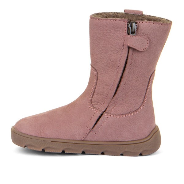 Dievčenské zimné barefoot topánky ZERU TEX BOOT Dark Pink, Froddo, G3160242-3, ružová - 24