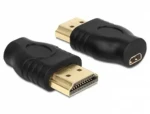 DeLock adaptér HDMI micro D samica HDMI A samec (65507)