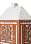 KÄHLER Porcelánový svietnik Gingerbread Lighthouse Medium