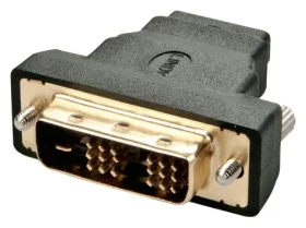 Lindy čierna / Adaptér / HDMI-A (F) / DVI-D (M) (41228)