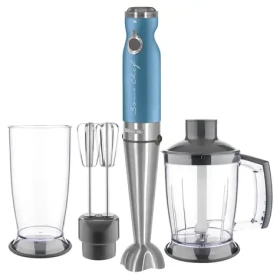 Sencor SHB 5602BL-EUE3 modrá / Tyčový mixér / 1200 W / 20 rýchlostí / nádoba 800 ml / sekáčik 1250 ml (8590669285808)
