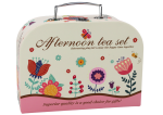 Mamido Čajová sada v kufríku hrnčeky tanieriky poschodia sušienky
