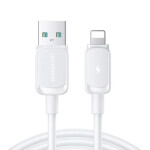 Joyroom S-AL012A14 Nabíjací kábel USB-A (M) - Lightning (M) 2.4A 1.2m biela (S-AL012A14 1.2m-Whit)