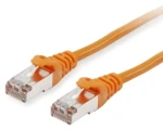 Equip Cat6A S/FTP oranžová / Patch kábel / 10 m / RJ-45 / PoE+ / LSZH (606608)