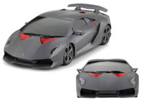 Mamido Športové autíčko Lamborghini Sesto Elemento na diaľkové ovládanie RC 1:18 sivé