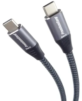 PremiumCord USB-C čierna / Dátový kábel / USB 3.2 Gen 2x2 / 10 Gbit / s / 5A 100W / 5 m (ku31cr5)