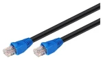 Goobay UTP Cat6 vonkajší patchkábel čierna / Patch kábel / U/UTP / 40 m (94394)
