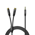 Orico AXRF Jack 3,5 mm - 2x RCA čierna / Audio kábel / 5 m