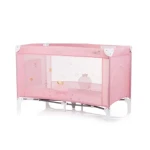 CHIPOLINO Postieľka cestovná Capri Princess Pink / od 0 rokov (KOSIK2404PR)