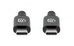 Manhattan Aktívny USB-C kábel čierna / Kábel / USB 3.2 Gen 2 / 10 Gbps / 60 W / 3 m (355964)