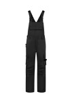 Pracovné nohavice Bib & Brace Twill Cordura s laclom unisex čierne 56
