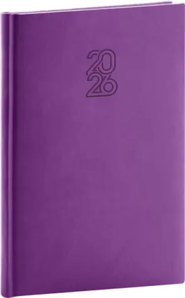 NOTIQUE Týždenný diár Aprint 2026, fialový, 15 x 21 cm (PGD-TA5AP-6864)