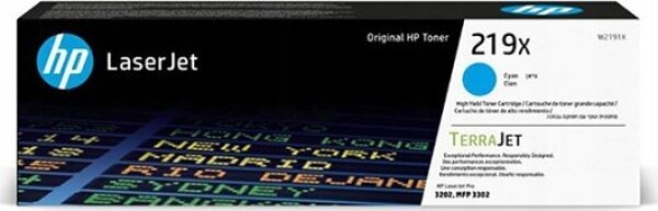 HP HP originálny, wysokowydajny wkład kontraktowy z błękitnym tonerem 219X LaserJet