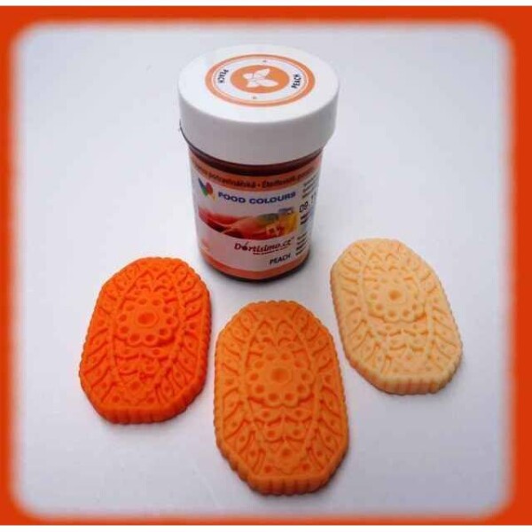 Gélová farba (Peach) broskyňová 35 g - Food Colours - Food Colours