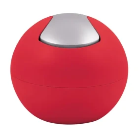 Spirella BOWL MATT mini výklopný odpadkový kôš 1 L matný červený/plast (7610583208590)