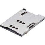 Molex Slot pre SIM kartu Počet pólov 6 Raster (rozteč): 2.54 mm 475532001 600 ks Tape on Full reel; 475532001