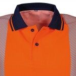Reflexné pracovné tričko Cofra TILCARA Farba: Oranžová, Veľkosť: L (V651-0-02_Z_4)