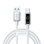 Joyroom S-A55 StarFlight Nabíjací kábel USB-A (M) - USB-C (M) 66W 1.2m biela (6956116771096)