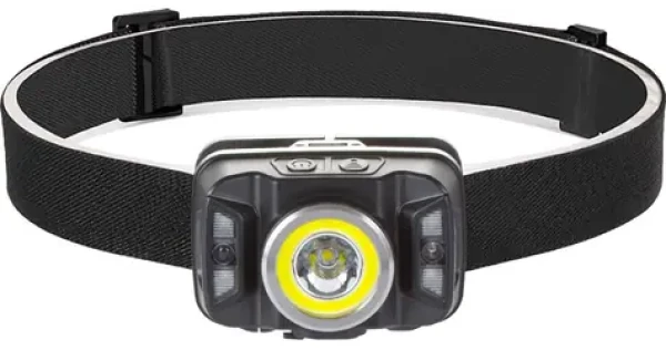 Vayox VA0025 / Čelové svietidlo / LED XTE5W + COB10W / Senzor pohybu / Akumulátorové (VA0025)