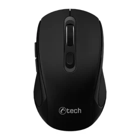 C-tech WLM-12BK čierna / Bezdrôtová optická myš / 1600DPI / 6 tlačidiel / BT/2.4GHz / USB nano receiver (WLM-12BK)