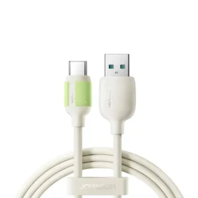 Joyroom S-A53 Nabíjací kábel s fluorescenčným hrotom USB-A (M) - USB-C (M) 3A 2m béžová (6956116730697)