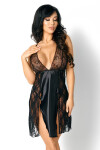 Dámska košieľka Delight chemise - BEAUTY NIGHT FASHION černá S/M