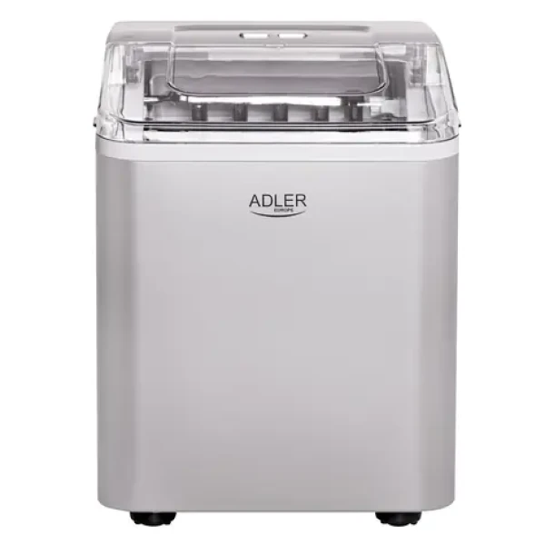 Adler AD 8086 strieborná / Výrobník ľadu / 100W / 1.5L / 12kg-deň (AD 8086)
