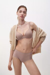 Dámska podprsenka Body Make-Up Illusion Shorty EX - BROWN - svetlohnedá 00ZE - TRIUMPH BROWN 44