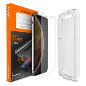 Spigen GLAS.tR EZ Fit ochranné sklo s aplikačným nástrojom pre Apple iPhone XR (064GL24818)