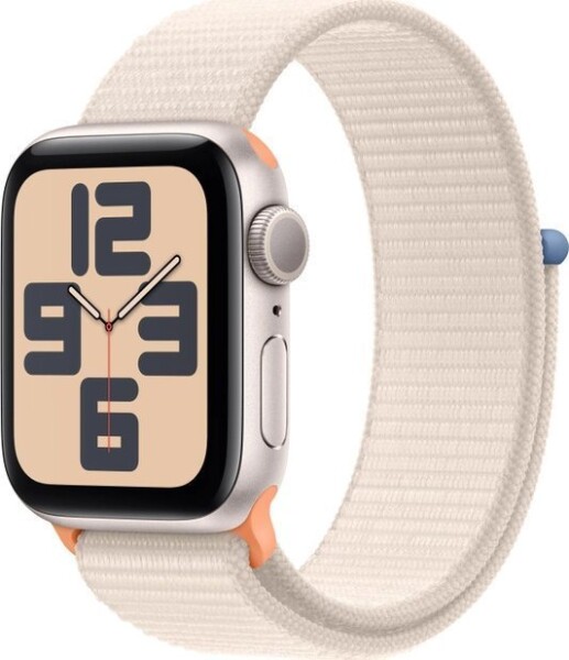 Apple Watch SE 2023 GPS + Cellular 40mm Starlight Alu Sport Loop Béžový (MRG43ET/A)