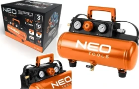 NEO Energy+ 04-620 / Batériový kompresor / 18 V / 8 bar / 3,8 l (04-620)