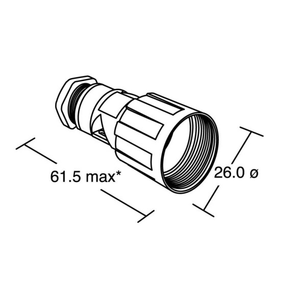 Bulgin PX0800 guľatý faston, 1 ks; PX0800